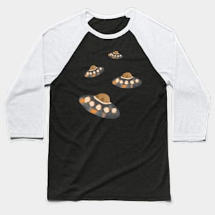 Flying Saucers Baseball T-Shirt